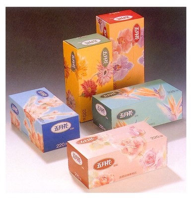 五月花抽巾纸 当纸业邂逅化妆百货的包装设计美学